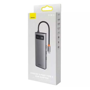 هاب 9 پورت باسئوس USB-C مدل WKWG060013